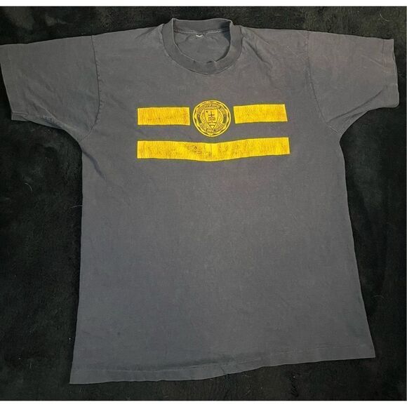 Vintage 90s University Of Notre Dame Single Stitch Tee Sz XL B8 - Picture 1 of 7
